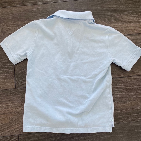 Tommy Hilfiger Light Blue Polo Shirt S/P 8-10 - Picture 4 of 4